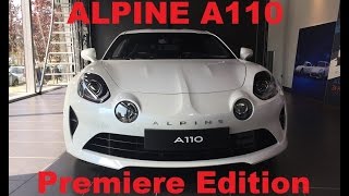 Alpine A110 2017 Premiere Edition English review [upl. by Dnomed]