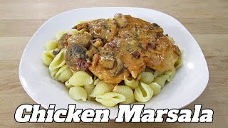 Chicken Marsala  PoorMansGourmet [upl. by Odlonra491]