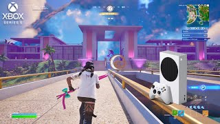 Fortnite Xbox Series S Gameplay 4K 120FPS [upl. by Arvell]