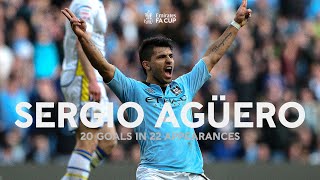 Sergio Agüero 20 Goals in 22 Games 🔥  Emirates FA Cup 2021 [upl. by Brenk563]