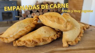 EMPANADAS DE CARNE Fritas y Súper jugosas [upl. by Swagerty]