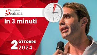 “IN TRE MINUTI” NOTIZIARIO DEL 2 OTTOBRE 2024 [upl. by Andree154]