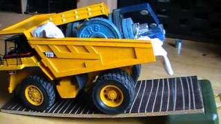 RC TIPPER MINE RC TIPPER HEAVY LOAD TEST 55kg  Gesamtgewicht 76kg [upl. by Studley]