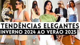 🔴TENDÊNCIAS ELEGANTES DO INVERNO 2024 AO VERÃO 2025 [upl. by Coralyn433]