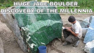 Jade Discovery of the Millennium Giant Nephrite Boulder Found in Canada BC [upl. by Grote817]