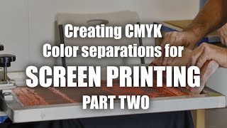 CMYK Screen Printing PART II  Creating a CMYK Composite for Previewing Color Separations [upl. by Lauro721]