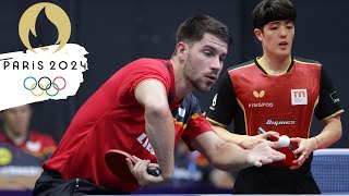 FULL MATCH  Dang Qiu vs Patrick Franziska  Paris Olympics 2024 Germany Warm Up Games [upl. by Mairem]