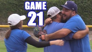 TRIPLE PLAY TO END THE GAME  OnSeason Softball Series  Game 21 [upl. by Medorra]