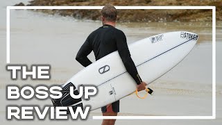 REVIEW Slater Designs Boss Up Mid Length Surfboard 🏄‍♂️  Stoked For Travel [upl. by Penni]