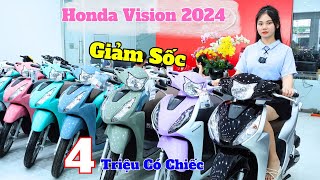 Honda Vision 2024  Giá Xe Vision Mới Nhất Đầu 62024 Giảm Quá Rẻ [upl. by Ellesor]