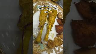 Great food at Muslim wedding foodlovers foodieblog muslim weddingvideo foodblogger dawat eat [upl. by Nirb]