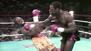 ON THIS DAY  WOW IRAN BARKLEY KNOCKS OUT THOMAS HEARNS IN THE UPSET OF THE YEAR HIGHLIGHTS 🥊 [upl. by Boser]