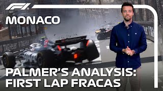 Inside The Opening Lap Drama In Monaco  Jolyon Palmer’s F1 TV Analysis  Workday [upl. by Anelah]