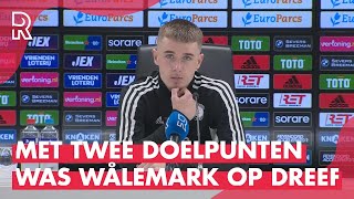 Ik wil me graag VERBETEREN  Patrik Wålemark scoorde TWEE KEER voor Feyenoord tegen FC Emmen [upl. by Sorgalim]