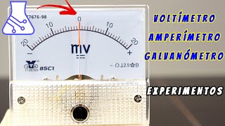 Voltímetro con CERO en el Centro Experimentos Eléctricos [upl. by Tezile605]