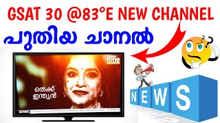 gsat 30 new channel update today  news 9 channel frequency  gsat 30 new update  news 9 channel [upl. by Nnaytsirk]