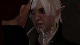 Dragon Age II  Fenris Romance Scene Option 2 [upl. by Dewayne]