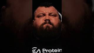 Eddie Hall 500kg deadlift  wifes reaction at the end😳 motivation eddiehall gym strength [upl. by Adlecirg786]