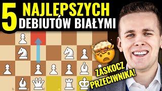 Najlepsze DEBIUTY BIAŁYMI  Te otwarcia szachowe dla białych MUSISZ UMIEĆ  Michał Kanarkiewicz [upl. by Boeschen]