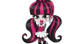 How to draw Chibi Draculaura from Monster High [upl. by Acilegna]