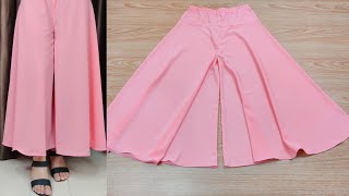 Full circular plazo cutting and stitching step by step full gher plazo ki cutting and stitching [upl. by Zennas]