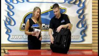 Saddlemen S2200E Expandable Sissy Bar Bag 35150080 Video [upl. by Assilanna]