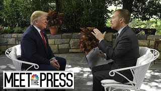 President Trumps Full Unedited Interview With Meet The Press  NBC News [upl. by Assiron428]