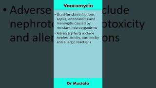 Vancomycin Antibiotic Key Information [upl. by Breban]