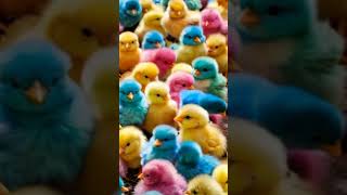 Smallest chicks Cute and beautiful chick sound animals birds birdsounds cuteanimals shorts [upl. by Hochman670]