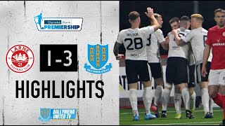 MATCH HIGHLIGHTS  Larne 13 Ballymena United  Danske Bank Premiership [upl. by Marylynne]