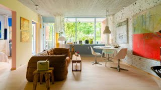 An Eclectic Scandinavian Apartment Tour in Copenhagen Denmark  Christianshavn [upl. by Baptist]