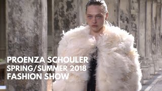 Proenza Schouler Fashion Show  Spring Summer 2018 Runway Show 4K  tooStylish [upl. by Noemad]