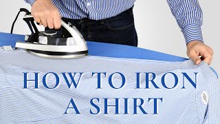 How To Iron Shirts Like A Pro  Easy StepbyStep Dress Shirt Ironing Guide  Gentlemans Gazette [upl. by Namialus]