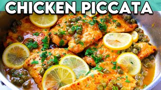 My Family is OBSESSED with this Chicken Piccata Recipe [upl. by Alledi570]