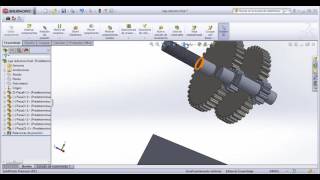 Caja Reductora En solidwork [upl. by Analise363]