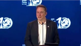 Elon Musks BRUTALLY Honest New Interview At 10th World Water Forum MUST WATCH [upl. by Lantz15]