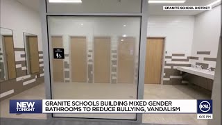 Granite School District building mixed gender bathrooms at two high schools [upl. by Ardnoyek]