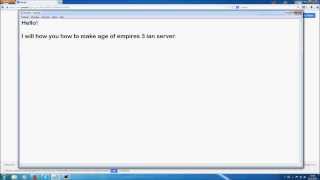 How to make Age of Empires 3 LAN SERVER NO HAMACHI NEEDED [upl. by Ahtram]