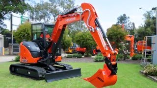 Hitachi ZX5 Mini Excavator Operator Comforts [upl. by Inot]