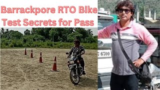 একবার video দেখলে ই Pass  Barrackpore RTO Bike Driving Test for License  Prasanata Kar [upl. by Ahsytal]