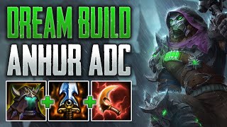 FINDING THE PERFECT BUILD Anhur ADC Gameplay SMITE Conquest [upl. by Worthy]