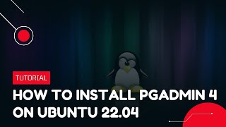 How to install PgAdmin 4 on Ubuntu 2204  VPS Tutorial [upl. by Schulman]