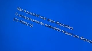 Hd externo não reconhece no ps4 erro CE419026 RESOLVIDO [upl. by Adeys]