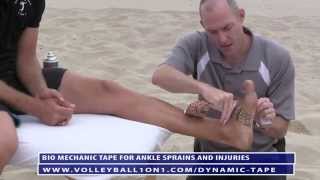 Volleyball Ankle Taping Techniques That Allow for Good Movement [upl. by Elle]