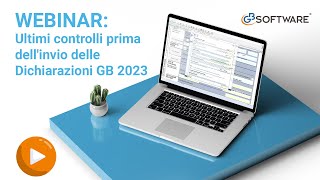 Ultimi controlli prima dellinvio delle Dichiarazioni GB 2023  GBsoftware [upl. by Trent]