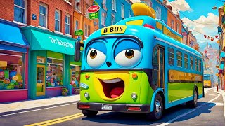 The Wheels on the Bus  Nursery Rhymes  Kids Songs  Fun and Learning [upl. by Anifares]