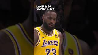 Lakers 4th Quarter Comeback vs Clippers in 60 seconds [upl. by Shamus585]