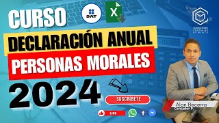 DECLARACION ANUAL PERSONAS MORALES 2024 [upl. by Novihs]