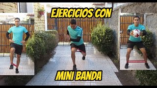 10 EJERCICIOS CON MINI BANDA ENFOCADOS AL FÚTBOL [upl. by Monreal]