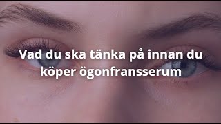 Ögonfransserum bäst i test 2024 Tips och råd [upl. by Davida870]